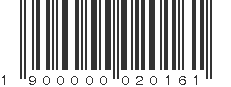 EAN 1900000020161