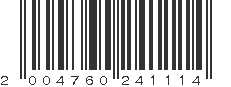 EAN 2004760241114