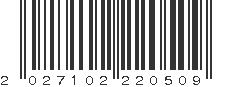 EAN 2027102220509