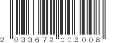 EAN 2033672003008