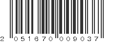 EAN 2051670009037