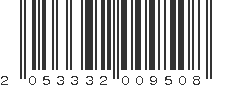 EAN 2053332009508