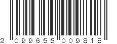 EAN 2099655009818