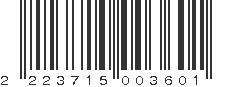 EAN 2223715003601