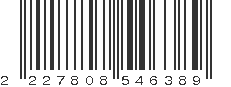 EAN 2227808546389