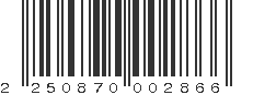 EAN 2250870002866