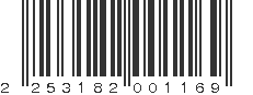 EAN 2253182001169