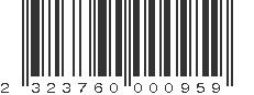 EAN 2323760000959