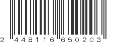 EAN 2448116650203