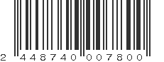 EAN 2448740007800