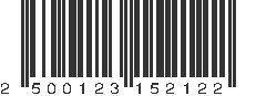 EAN 2500123152122