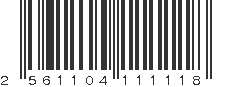 EAN 2561104111118
