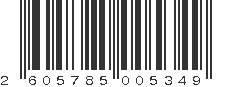 EAN 2605785005349