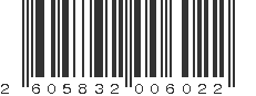 EAN 2605832006022