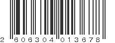 EAN 2606304013678