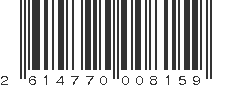 EAN 2614770008159