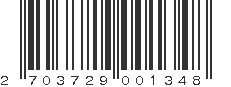 EAN 2703729001348