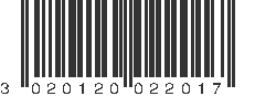 EAN 3020120022017