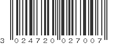 EAN 3024720027007