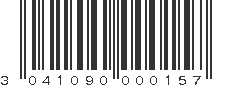 EAN 3041090000157
