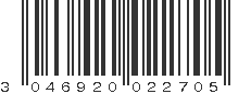 EAN 3046920022705