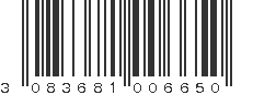 EAN 3083681006650