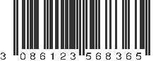 EAN 3086123568365