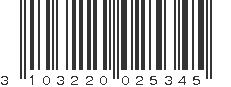 EAN 3103220025345