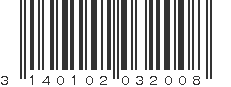 EAN 3140102032008