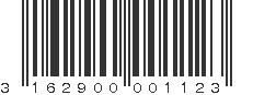 EAN 3162900001123