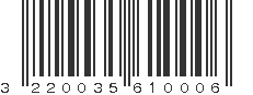 EAN 3220035610006