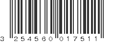 EAN 3254560017511