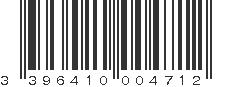 EAN 3396410004712