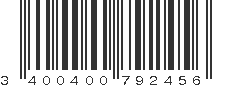 EAN 3400400792456