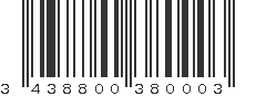 EAN 3438800380003
