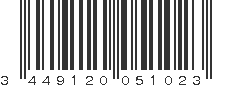 EAN 3449120051023