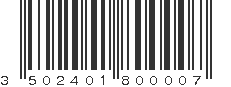 EAN 3502401800007