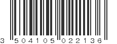 EAN 3504105022136