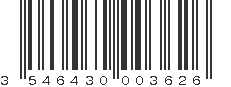 EAN 3546430003626