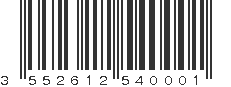 EAN 3552612540001