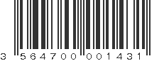 EAN 3564700001431