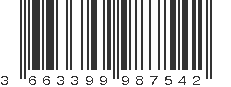 EAN 3663399987542