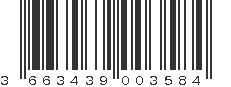 EAN 3663439003584