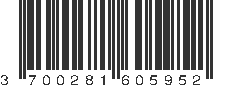 EAN 3700281605952