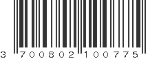 EAN 3700802100775