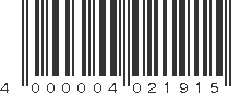 EAN 4000004021915