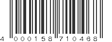 EAN 4000158710468