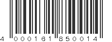 EAN 4000161850014