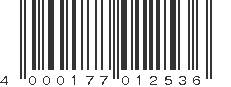 EAN 4000177012536