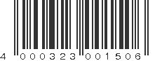 EAN 4000323001506
